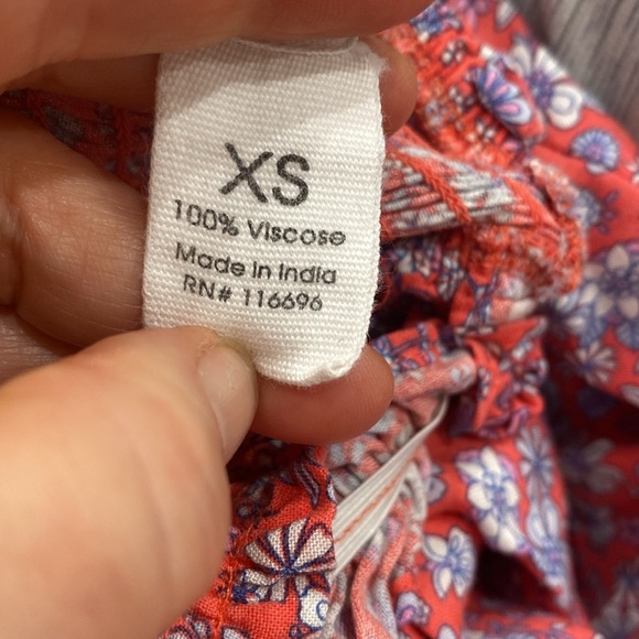 Japna 100% viscose women’s XS pink Floral Sleeveless Casual Spring dresse - Picture 6 of 6